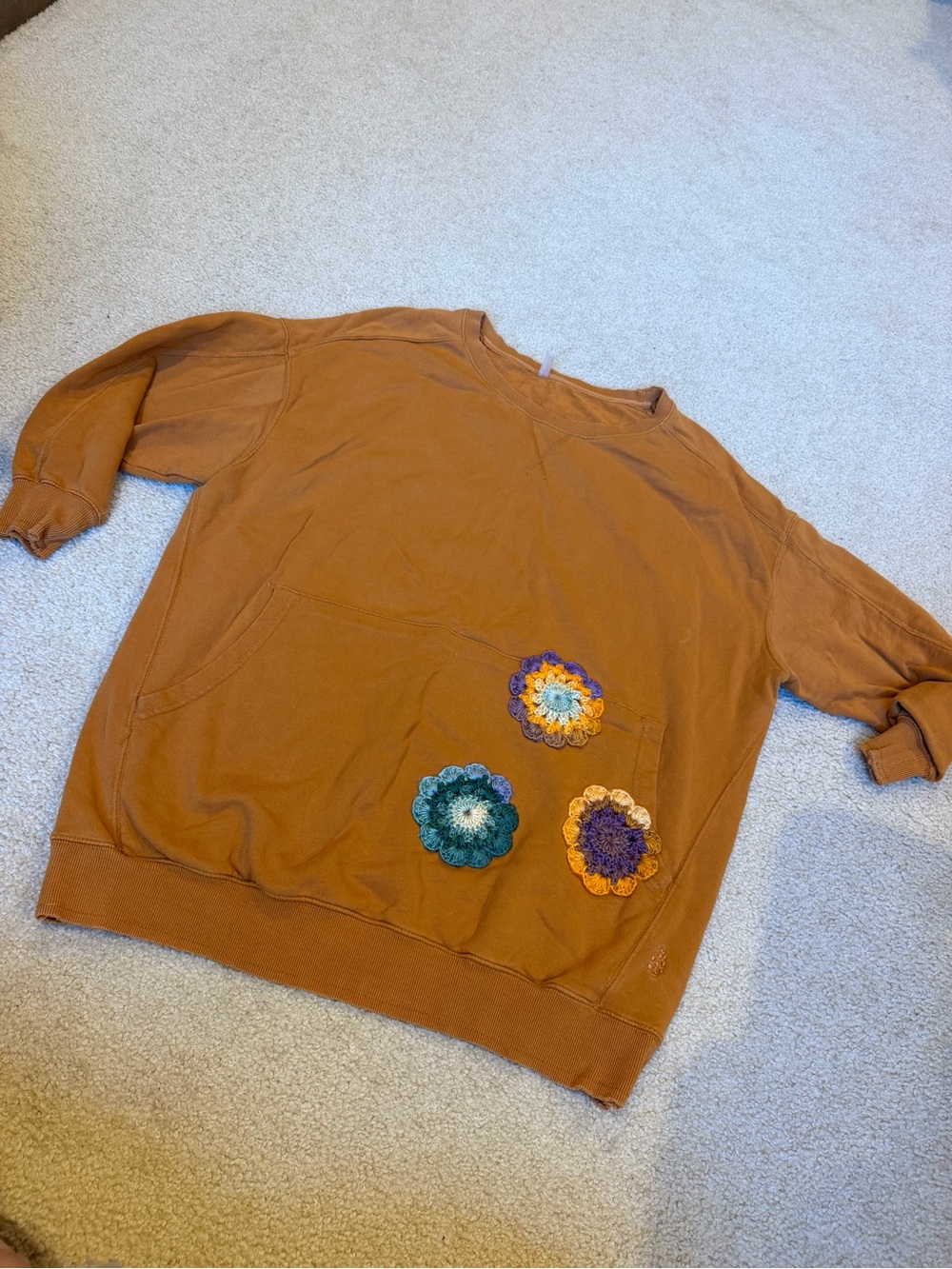 Madewell Rust Orange Knit Sweater